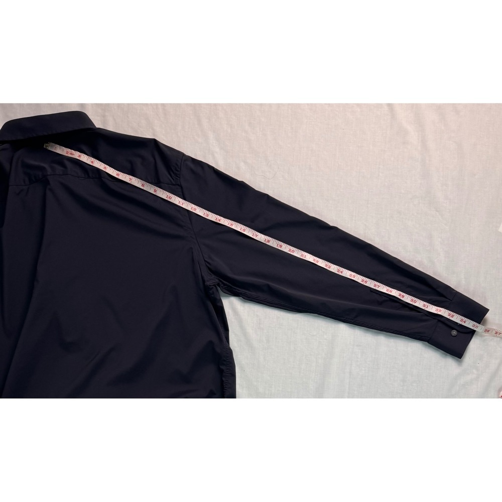 UNTUCKit Gironde Black Performance Long Sleeve Shirt Mens XL 40349 Stretch - Picture 10 of 11